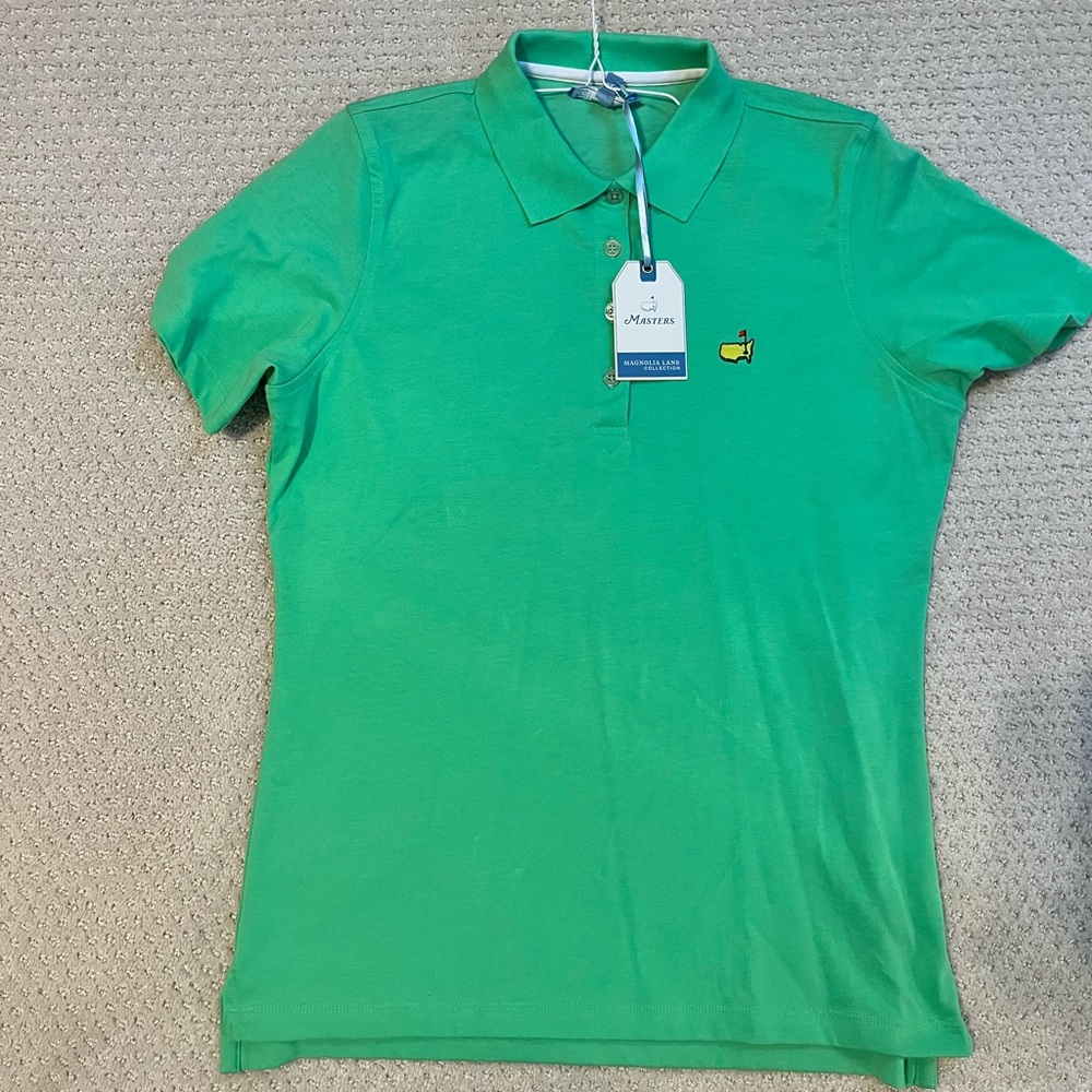 Masters Women’s Golf Polo with Embroidered Logo - NEW
